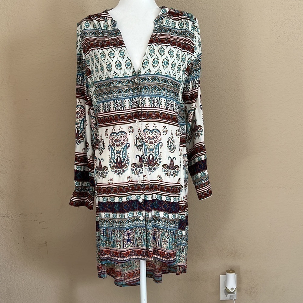 Chelsea&Violet long sleeve button shirt dress - Picture 2 of 7